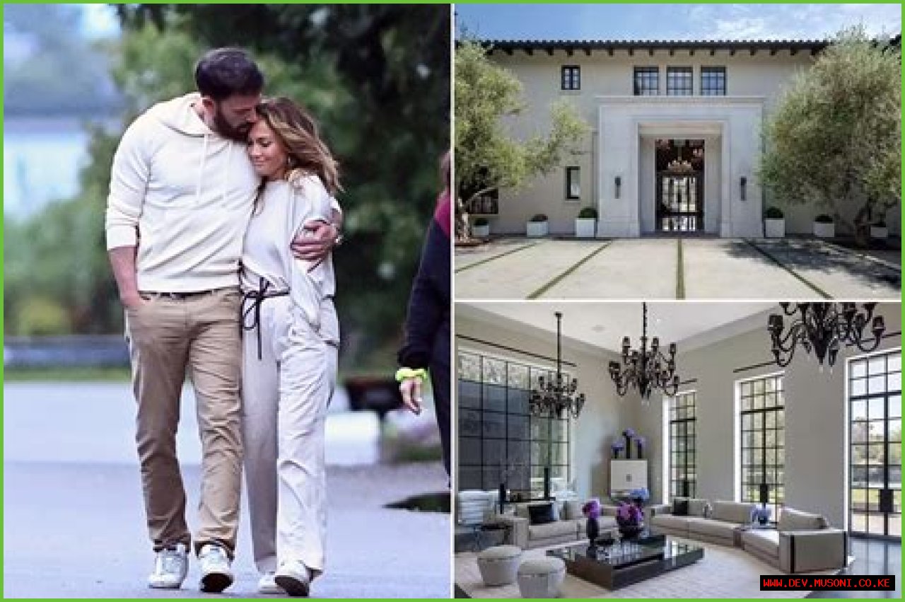Exploring The Glamorous Life: Ben Affleck And Jennifer Lopez's Home