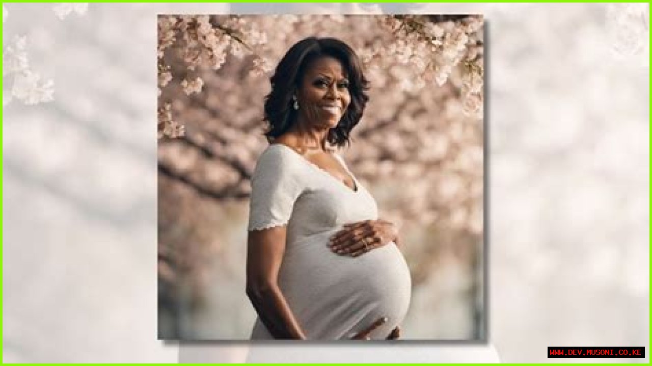 Michelle Obama Pregnancy Picture: A Glimpse Into A Journey Of Grace And Strength
